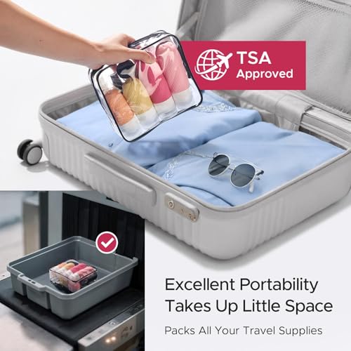 LitBear travel funnel aids mess-free refilling