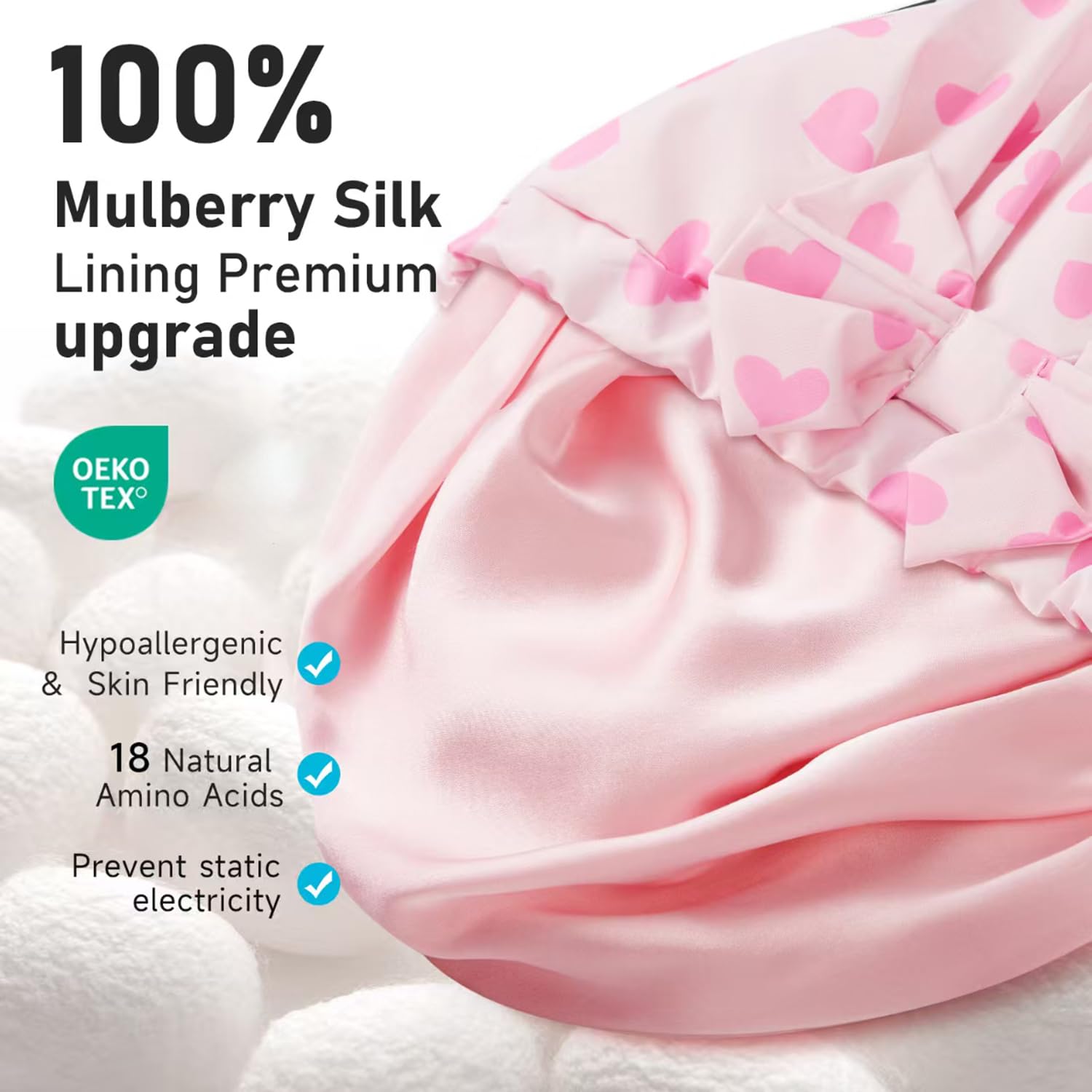 LitBear waterproof outer layer demonstrates durable moisture barrier for dry hair during showers.