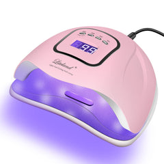 Liteland UV nail lamp front view shows spacious curing area for fast gel polish.
