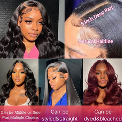 Little Fairy body wave hair weft detail reveals soft, bouncy texture for versatile styling.