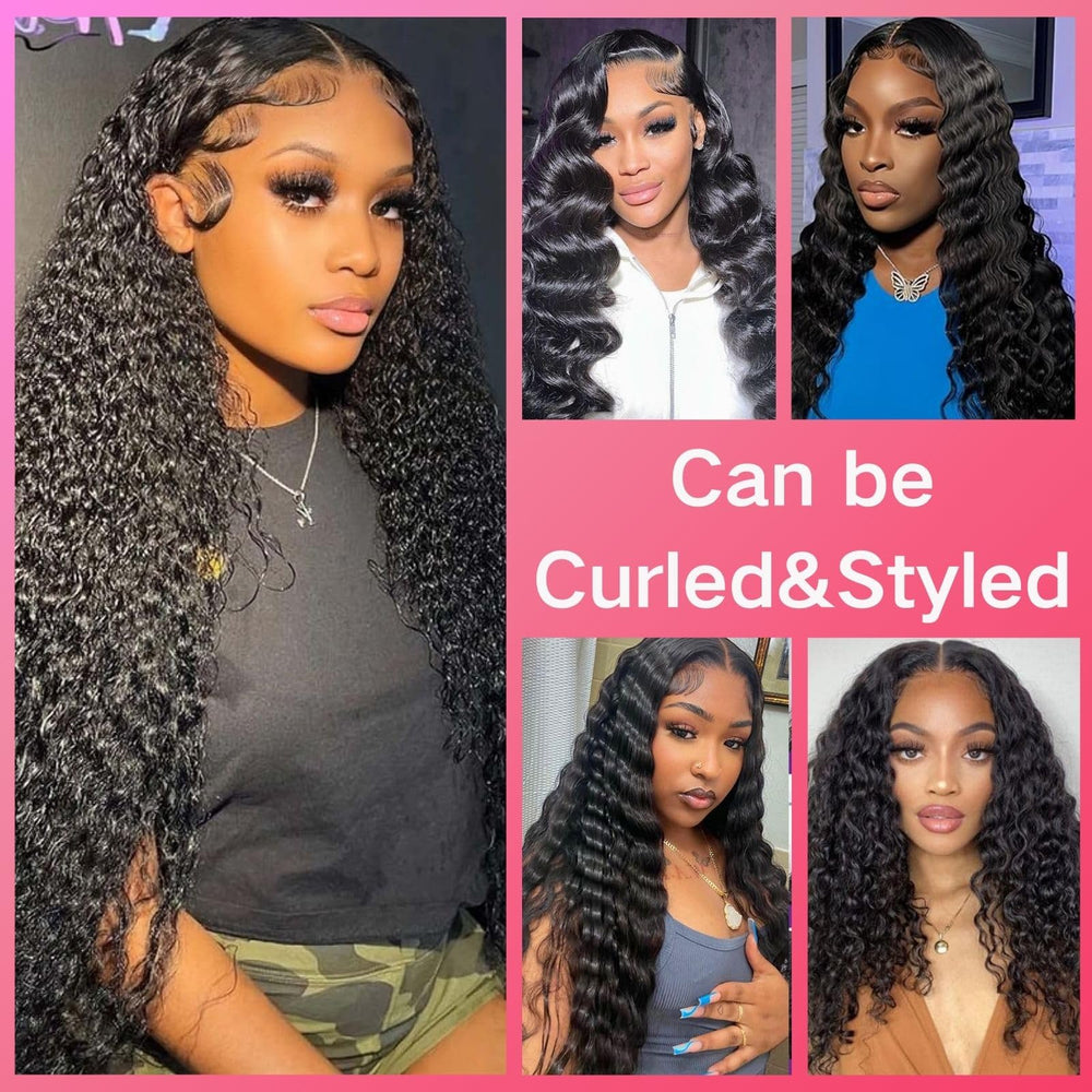 Little Fairy pre-plucked lace closure front view highlights easy parting and seamless blend.
