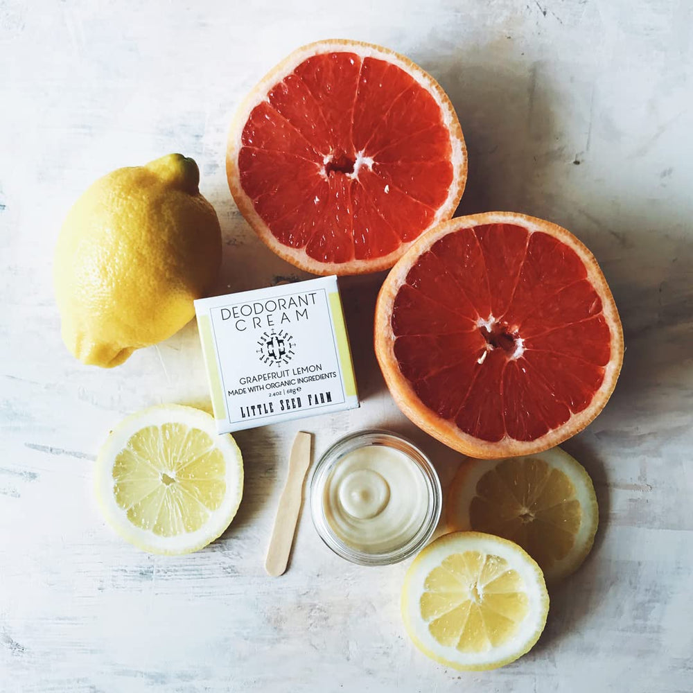 Little Seed Farm grapefruit lemon fragrance highlighting natural, fresh scent