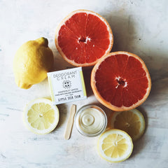 Little Seed Farm grapefruit lemon fragrance highlighting natural, fresh scent