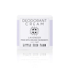 Little Seed Farm Lavender Deodorant Cream jar offers all-day subtle freshness from natural ingredients.