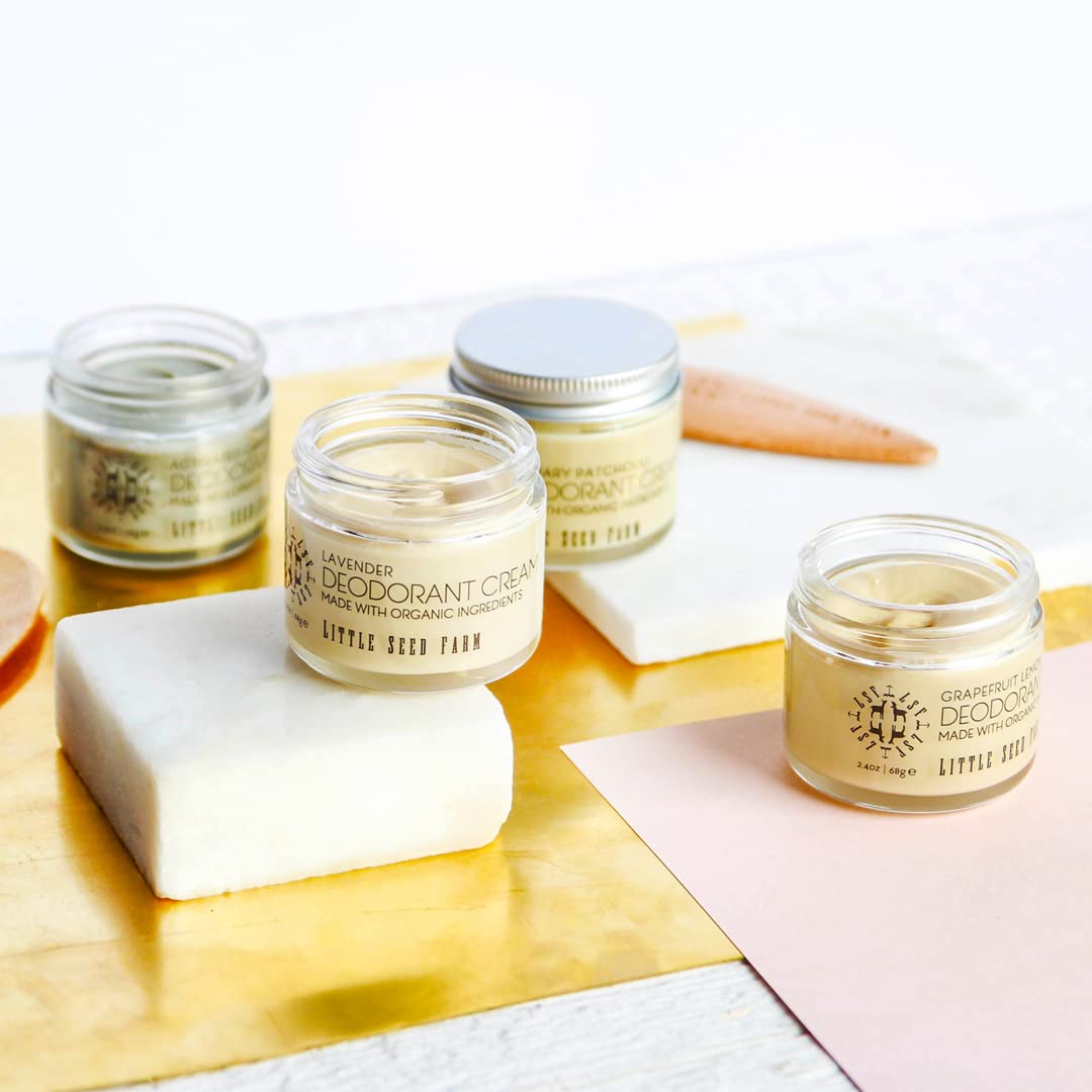Little Seed Farm creamy-textured deodorant close-up suggests smooth glide