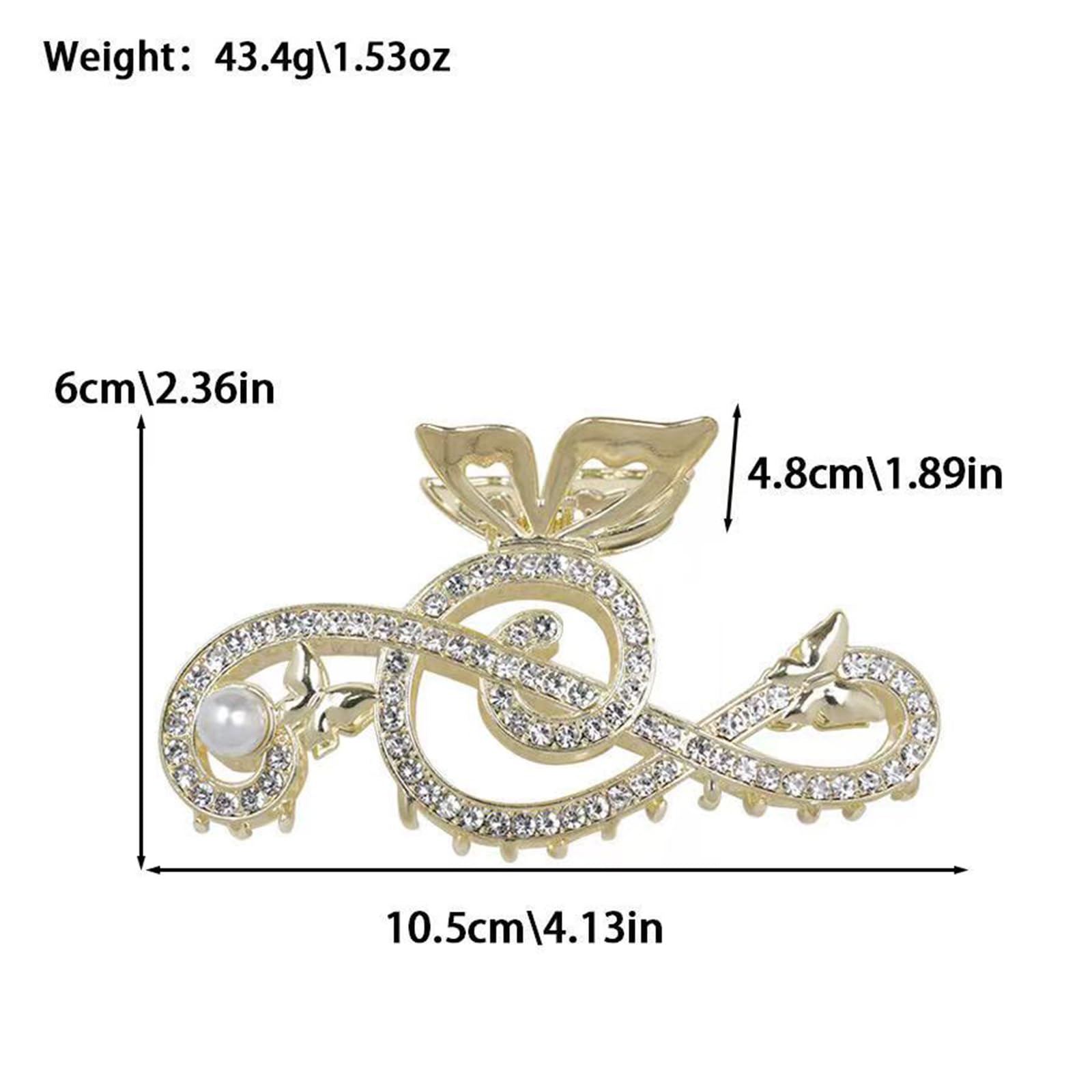 LIUHAJUN butterfly claw clip showing chic motif and secure grip.