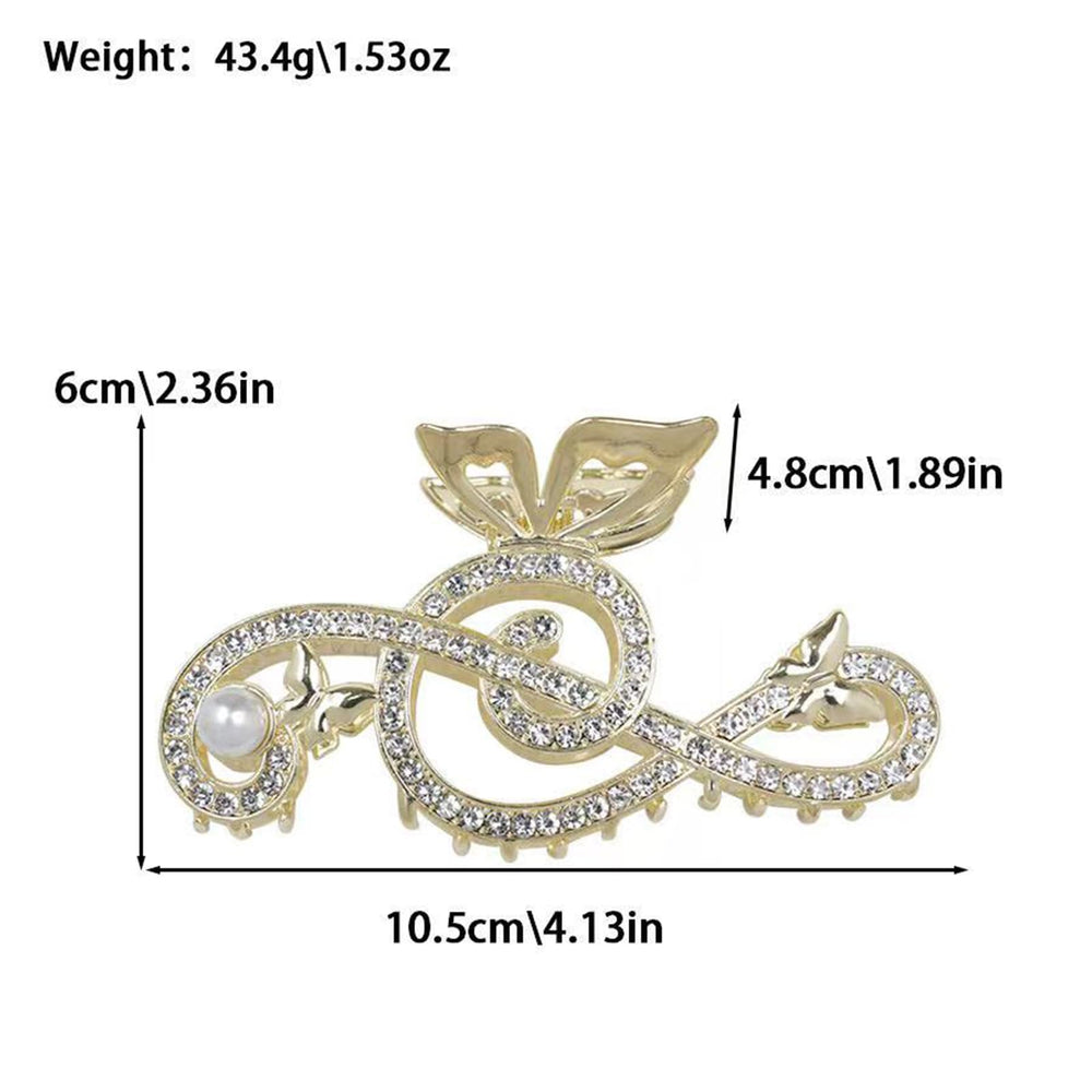 LIUHAJUN butterfly claw clip showing chic motif and secure grip.