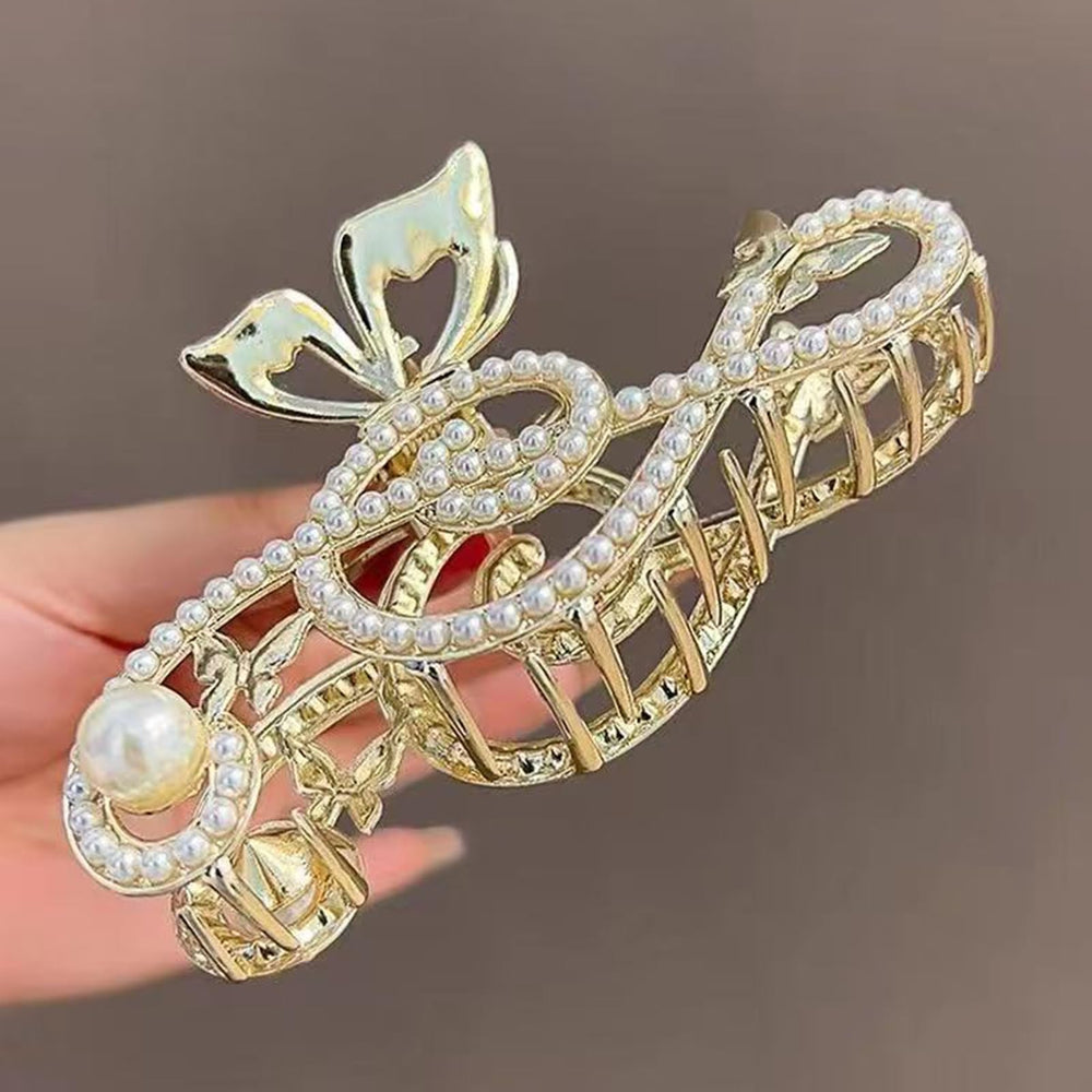 LIUHAJUN thick hair clip provides secure hold for dense hair.
