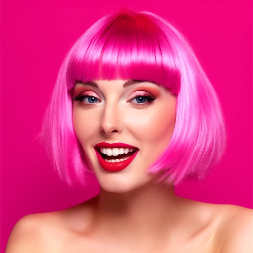 LIULIUBTY cosplay daily wear-ready wig suitable for parties and events.
