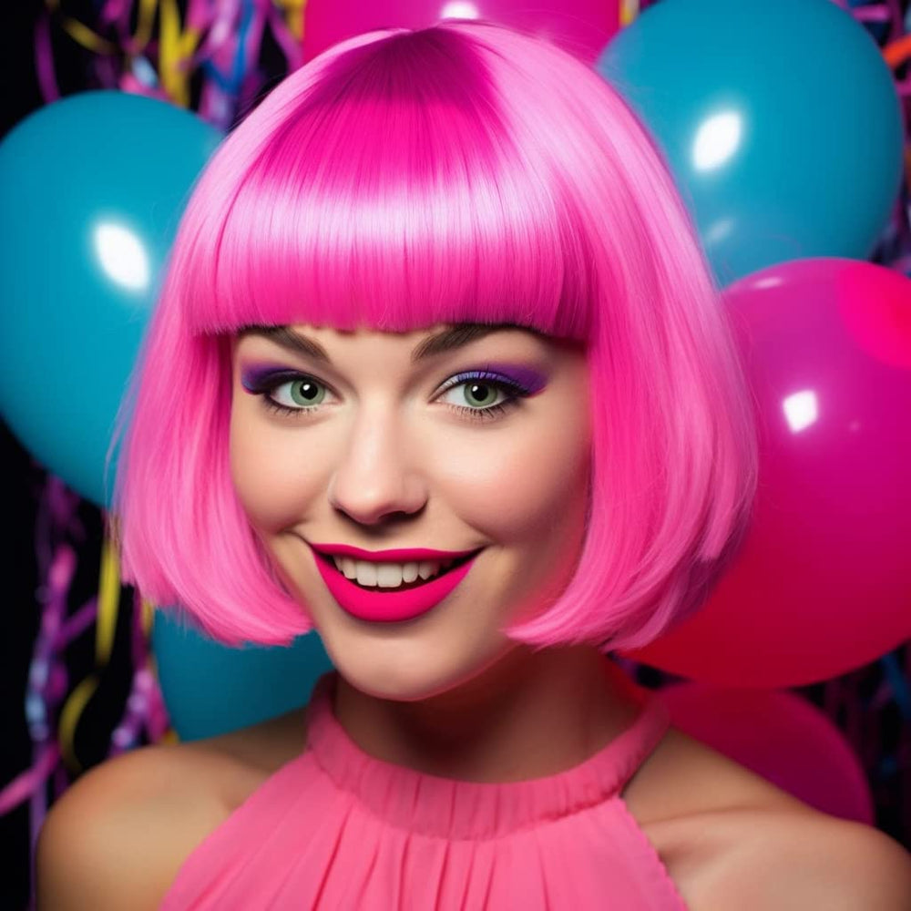 LIULIUBTY heat-resistant fiber allows easy styling with heat tools.