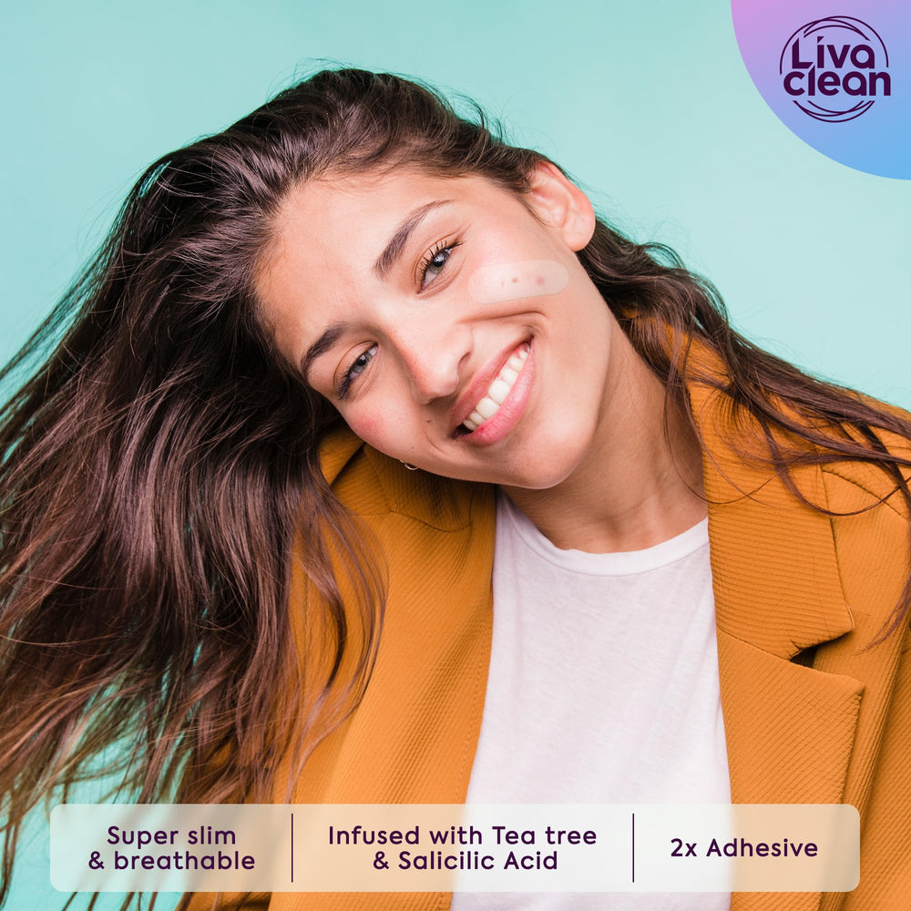 LivaClean large patches cover wide areas like cheeks or forehead zones.