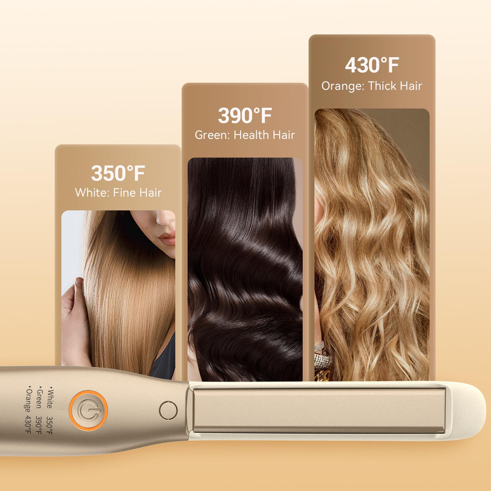 LivChic flat iron with ionic generator reducing static for smooth hair