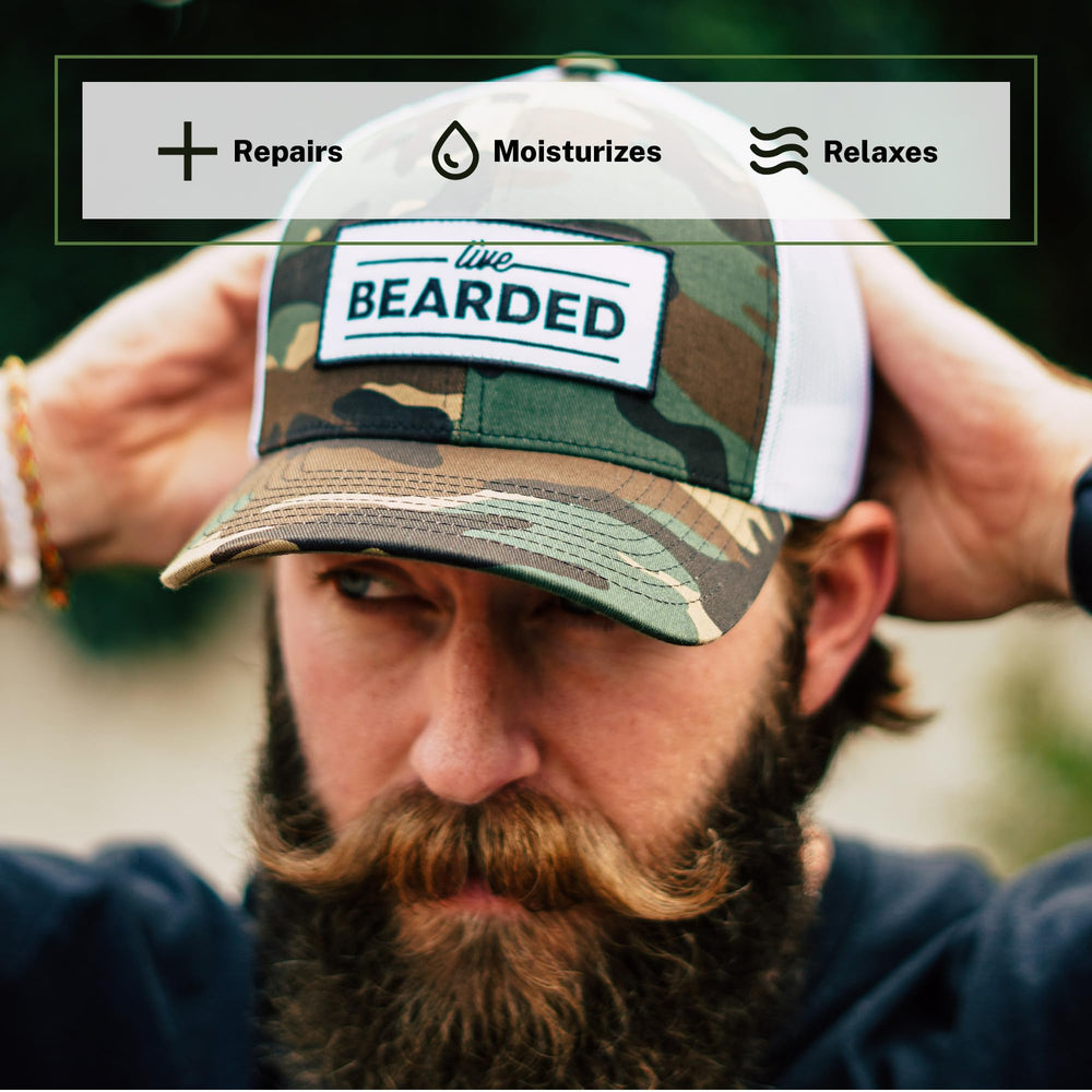 Live Bearded oil for daily application to beard and skin.