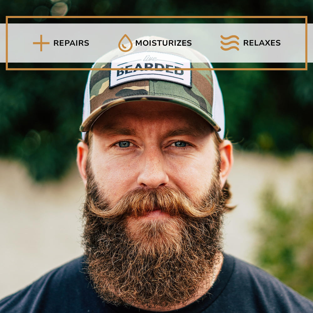 Live Bearded beard comb and boar's hair brush for detangling and grooming