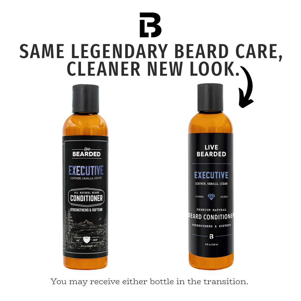 Live Bearded beard conditioner ingredients oils providing nourishing hydration for dry beard.