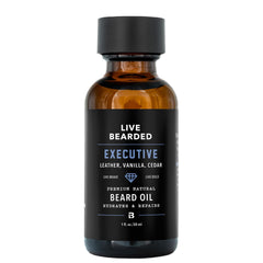 Live Bearded beard oil 1oz bottle hydration for beard and skin.