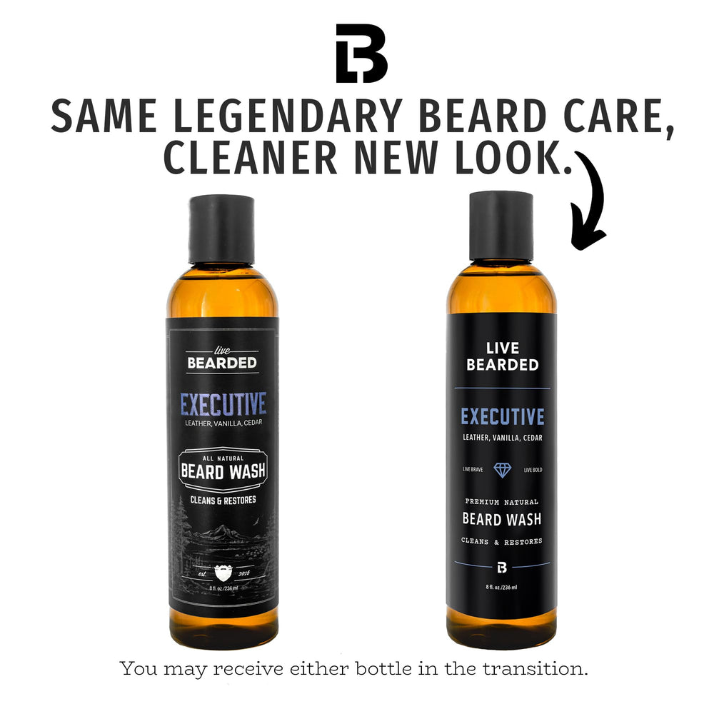 Live Bearded Beard Wash: espuma suave para uso diario y piel cómoda.