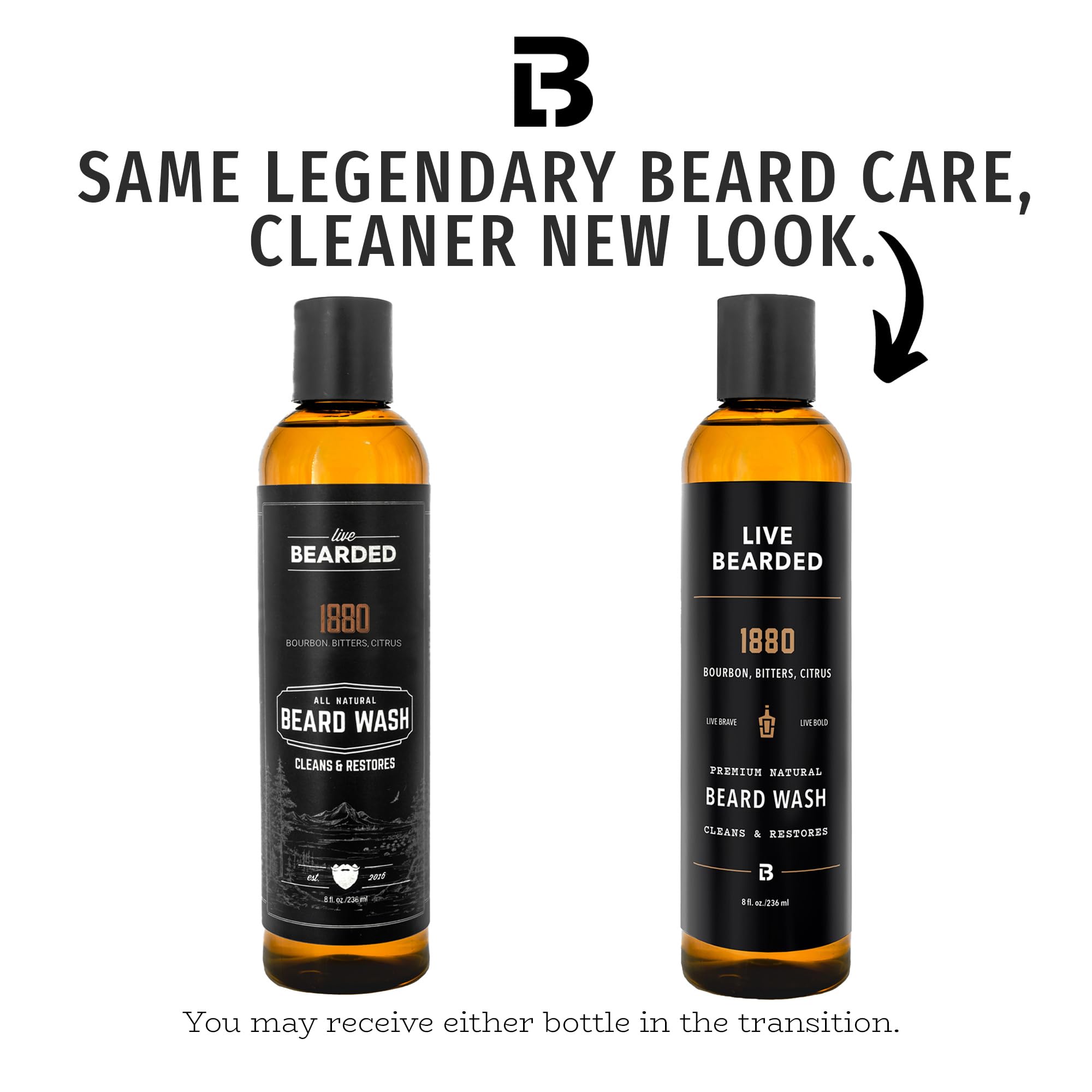 Live Bearded Beard Wash lather demonstrates gentle daily cleansing.