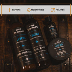 Live Bearded beard butter tin for skin nourishment and light hold