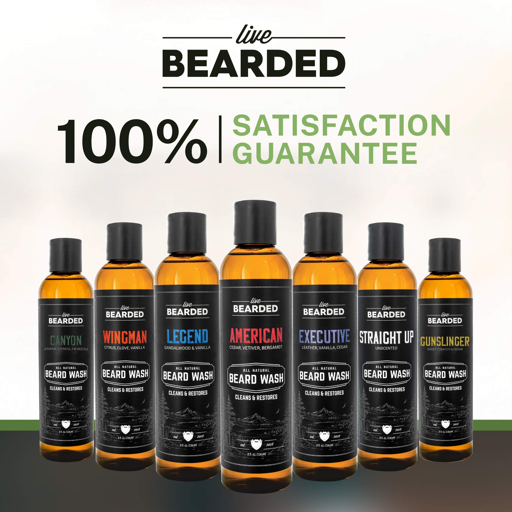 Live Bearded USA-made label emphasizes quality and American craftsmanship.