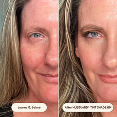 Live Tinted Hueguard radiant-finish texture provides a natural glow without white cast