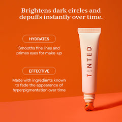 Live Tinted Superhue eye cream cooling applicator refreshes tired eyes.
