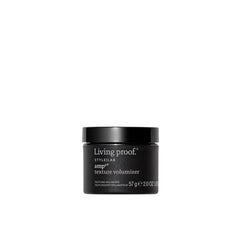 Living Proof Amp Texture Volumizer bottle showing weightless lift and natural finish.