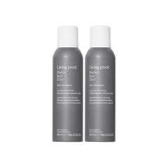 Living Proof dry shampoo bottle front view keeps hair feeling refreshed between washes.