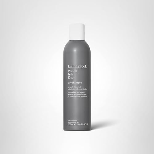 Living Proof dry shampoo travel display demonstrates on-the-go hair refresh option