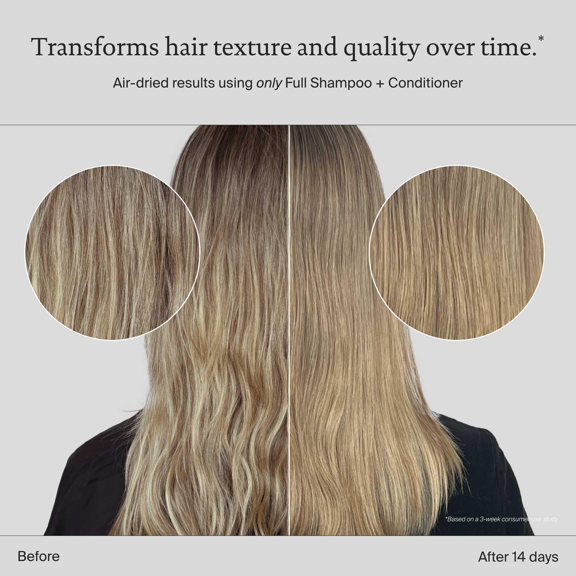 Living Proof Full Shampoo color-safe formula keeps color-treated hair vibrant.