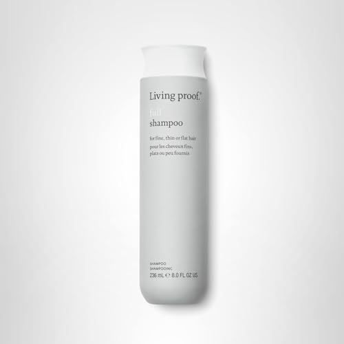 Living Proof Full Shampoo close-up highlights uplifting fragrance.