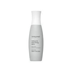 Living Proof Full Volume Root-Lift Spray bottle boosts hair with invisible lift.