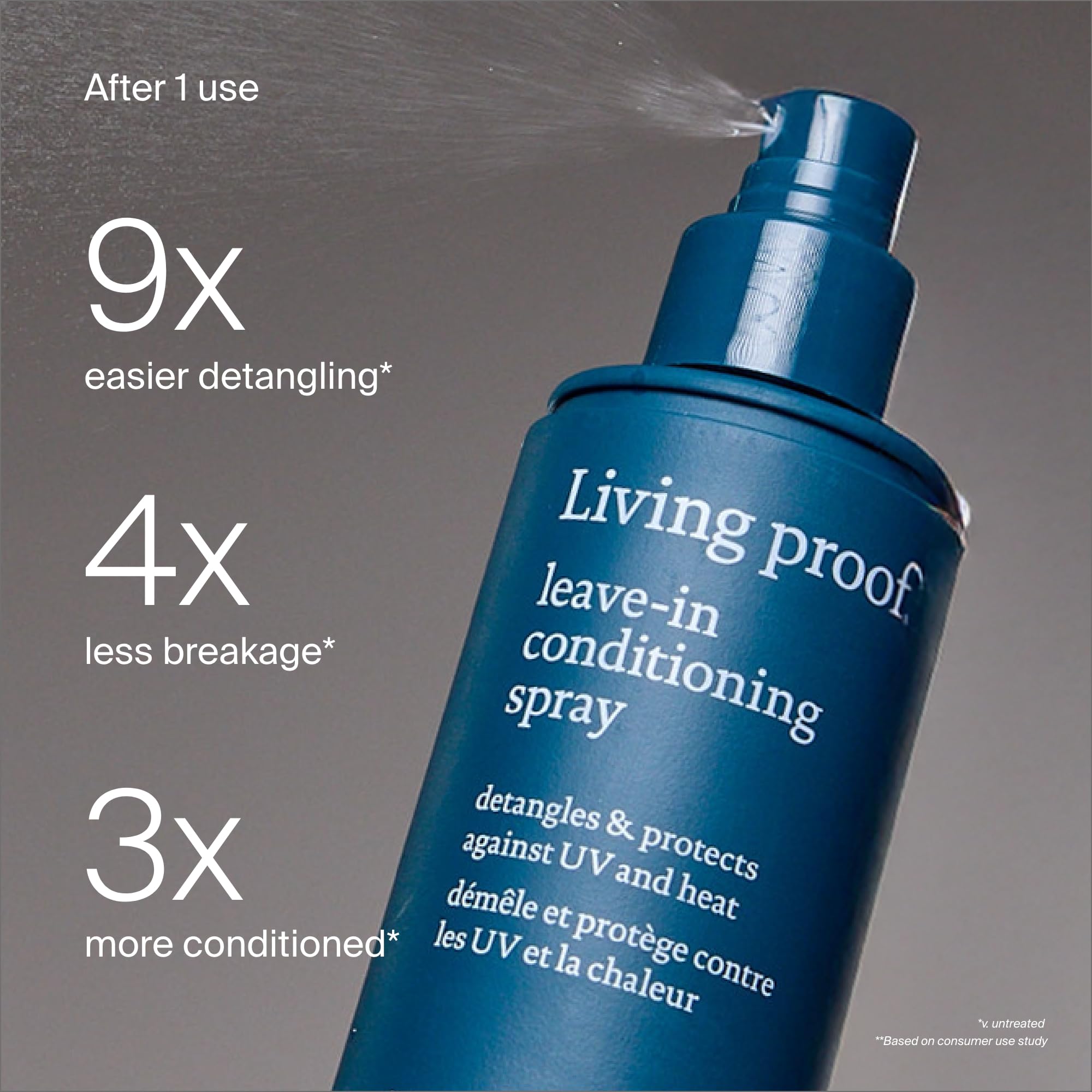 Living Proof Leave-In Conditioning Spray UV protection helps maintain hair health