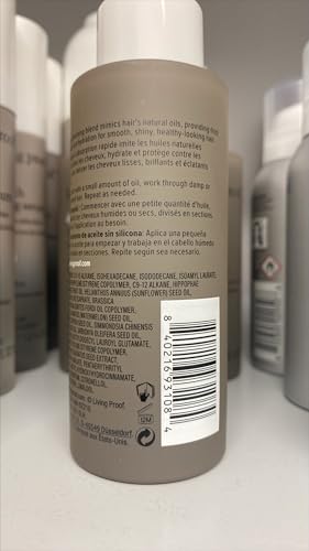 Living Proof No Frizz Vanishing Oil pump top for precise application