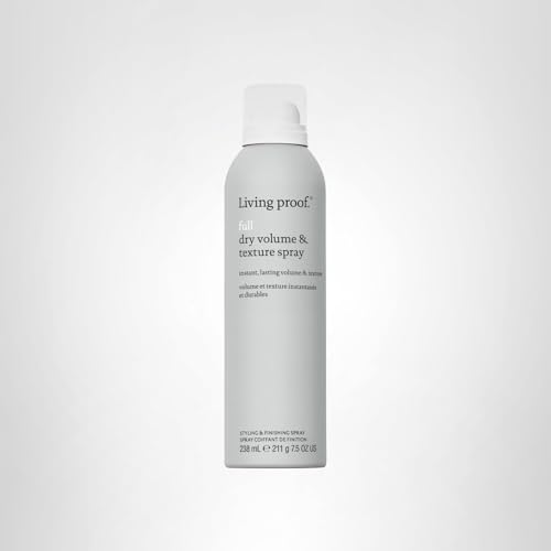 Living Proof Full Dry Volume Spray finish feels light and non-stiff