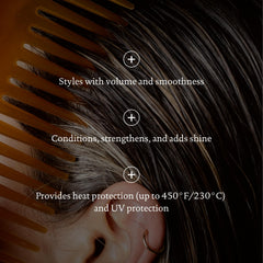 Living Proof Perfect Hair Day 5-in-1 glossy hair shot showing natural shine