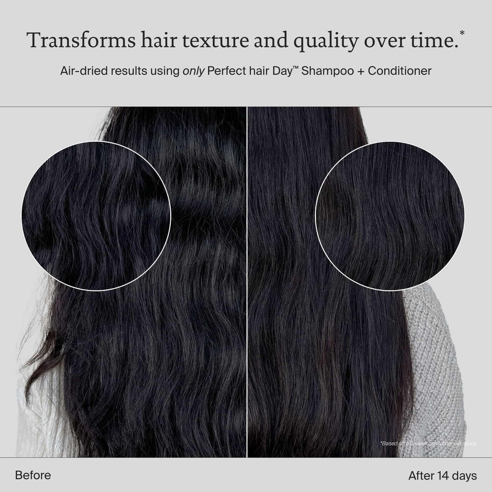 Living Proof Perfect Hair Day Conditioner silky texture—luxury daily hair care experience.