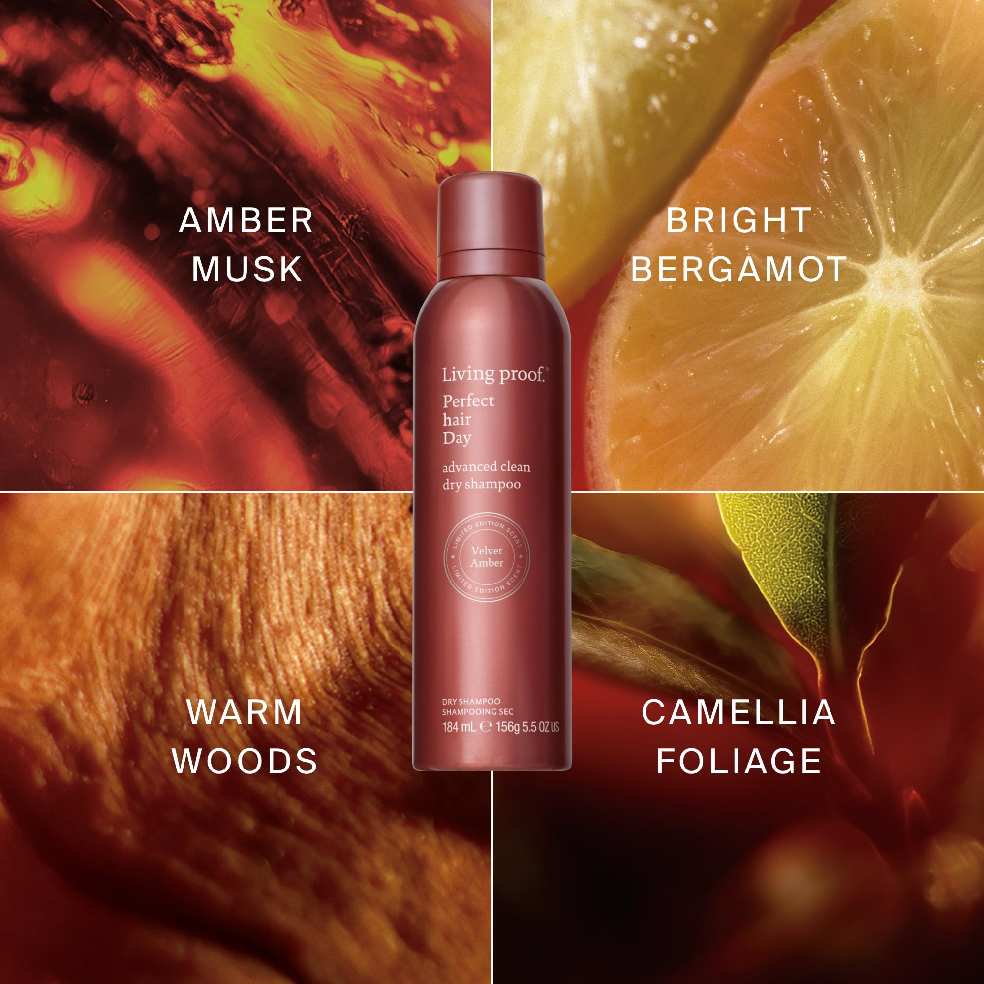 Living Proof Perfect Hair Day Dry Shampoo no-residue formula keeps texture-free hair.