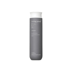 Living Proof Perfect Hair Day Shampoo bottle close-up highlighting long-lasting hydration.