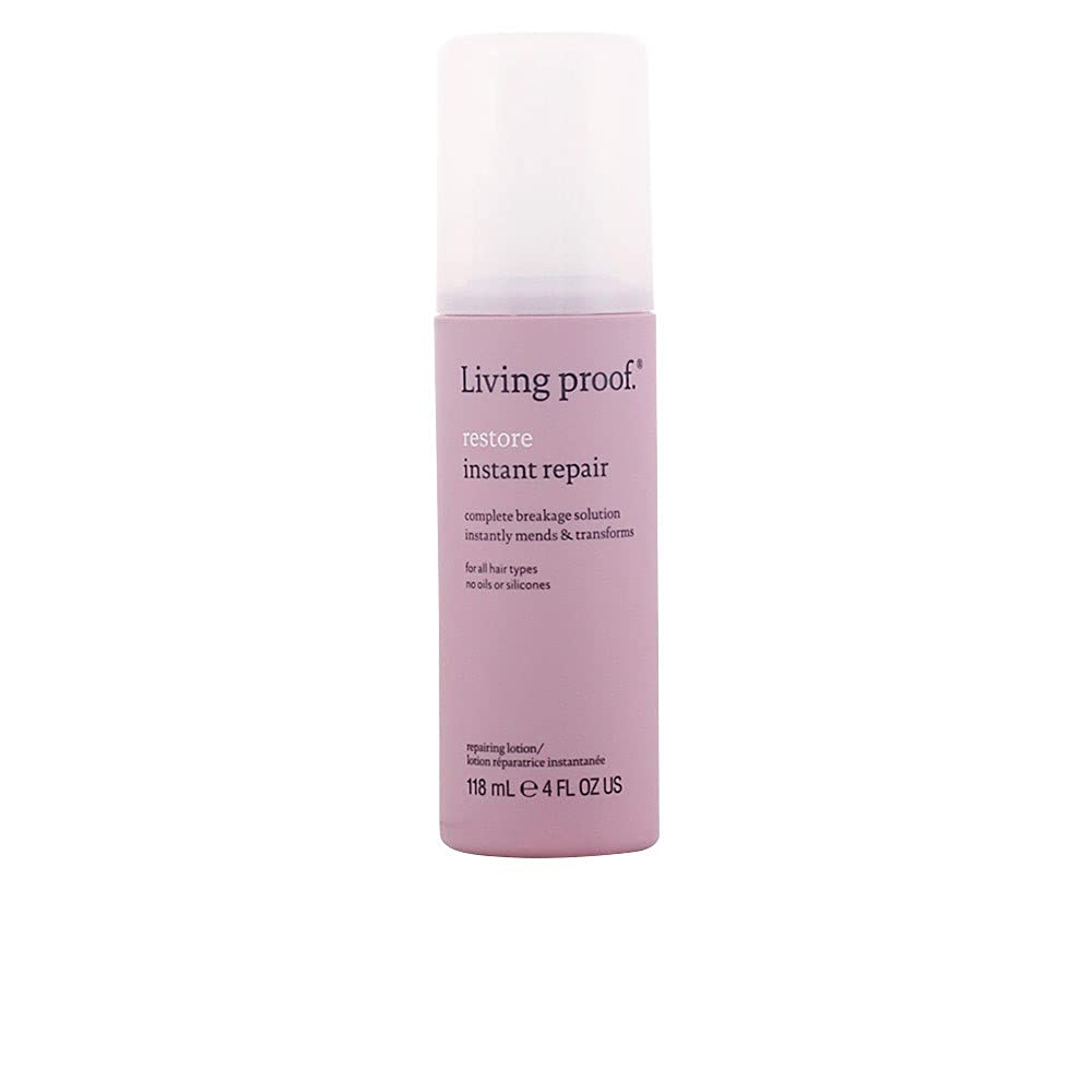 Living Proof Restore Repair Leave-In bottle provides conditioning and UV protection for healthier-looking hair.