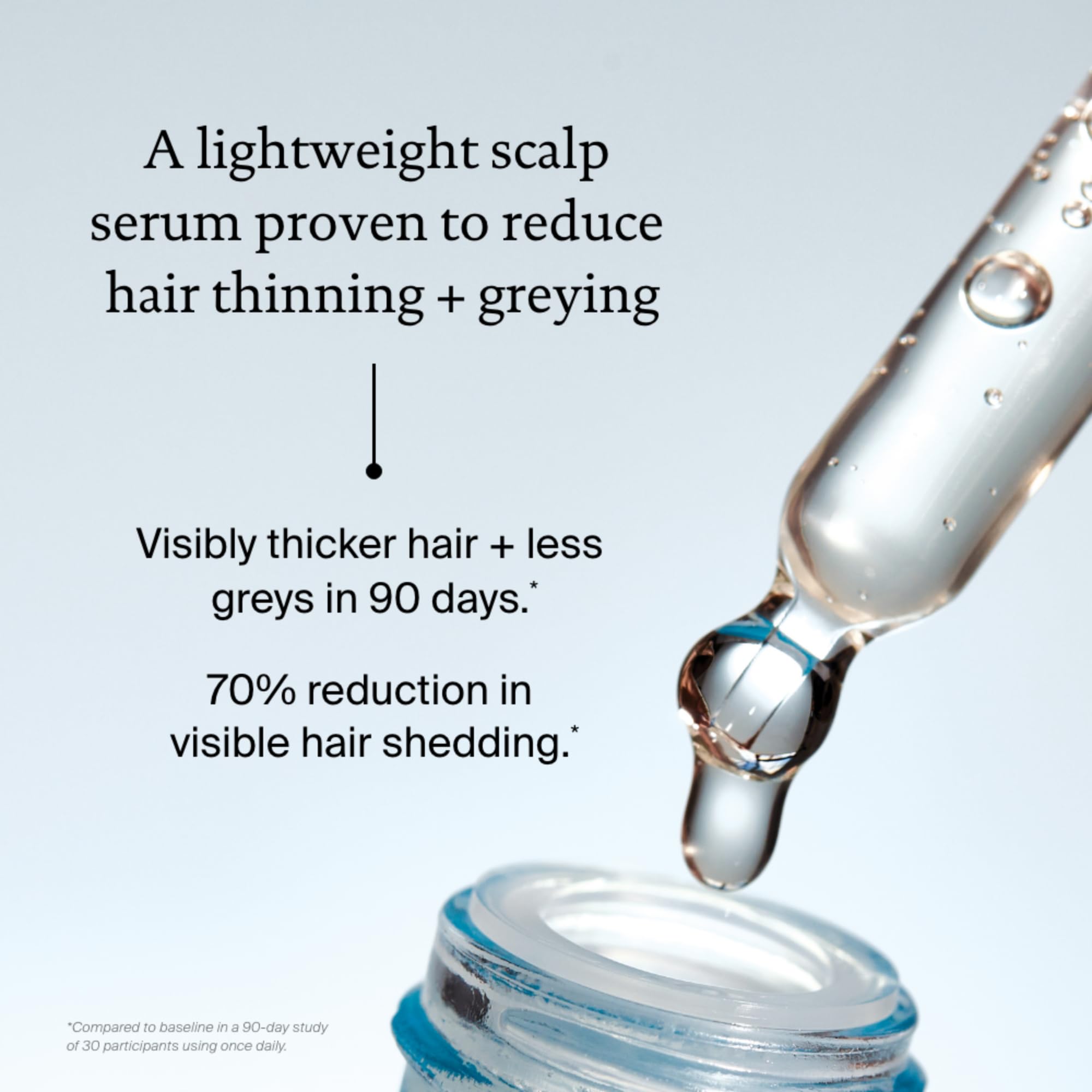 Living Proof Density Serum sitting for daily-use routine