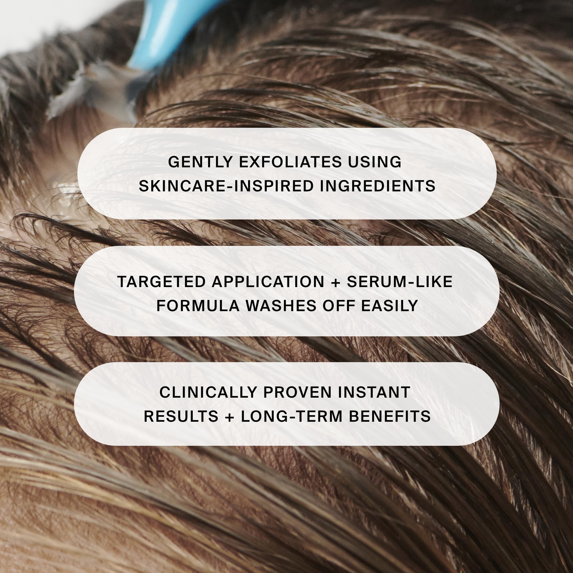 Living Proof Scalp Care Exfoliator packaging and design on display.