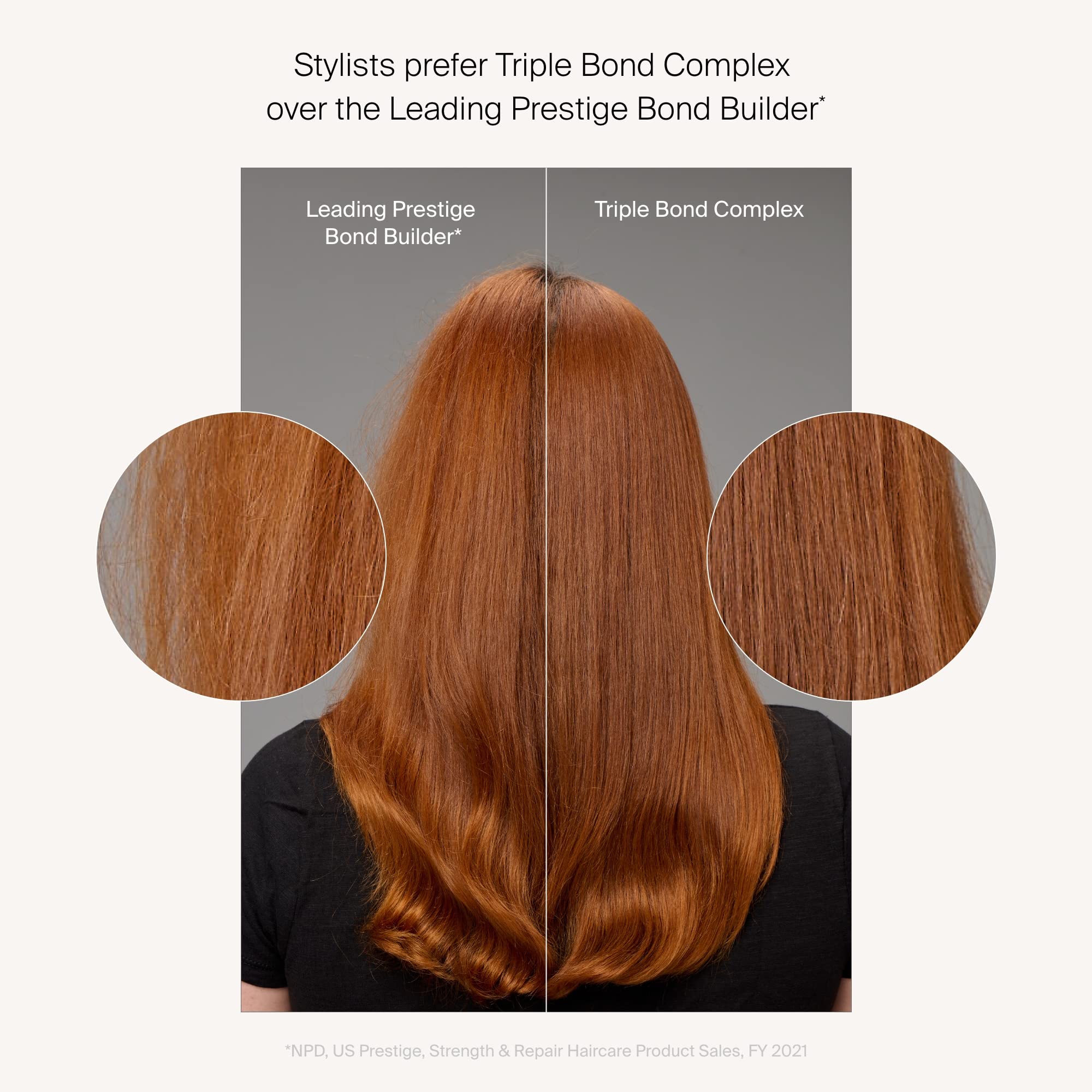 Living Proof Triple Bond Complex Hair Mask jar highlighted for smoothing and strength