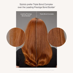 Living Proof Triple Bond Complex Hair Mask jar highlighted for smoothing and strength