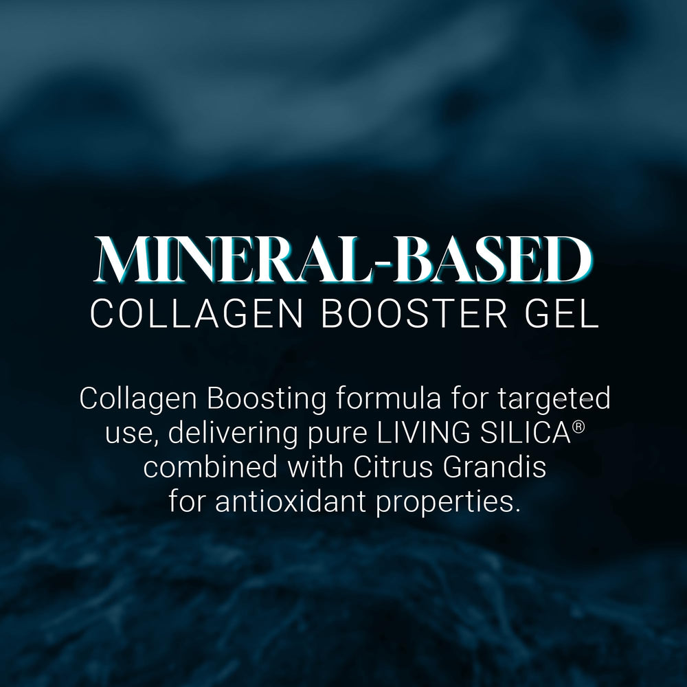 Living Silica Orgono gel aiding skin hydration and regeneration