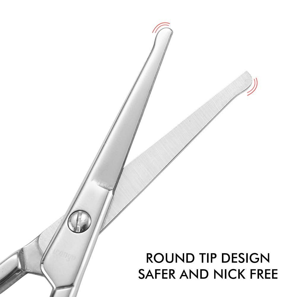 LIVINGO eyebrow-eyelash scissors for precise brow and lash grooming.