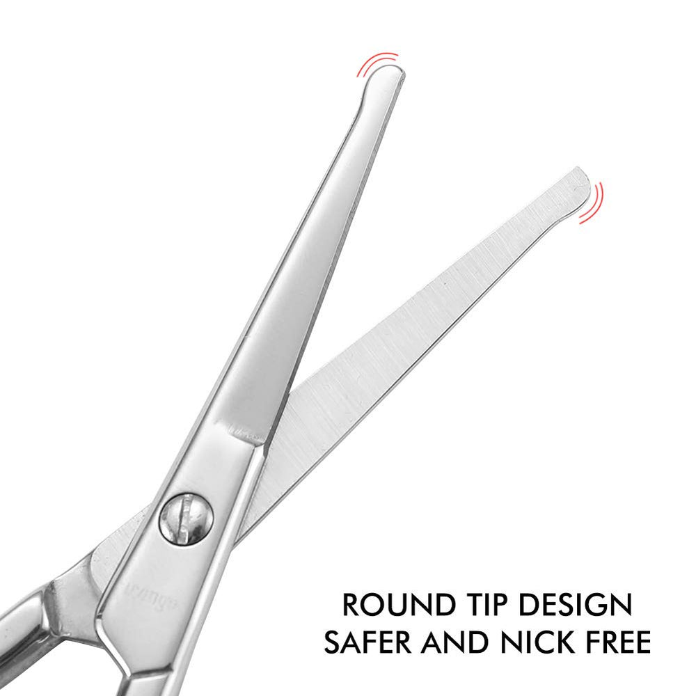 LIVINGO eyebrow-eyelash scissors for precise brow and lash grooming.