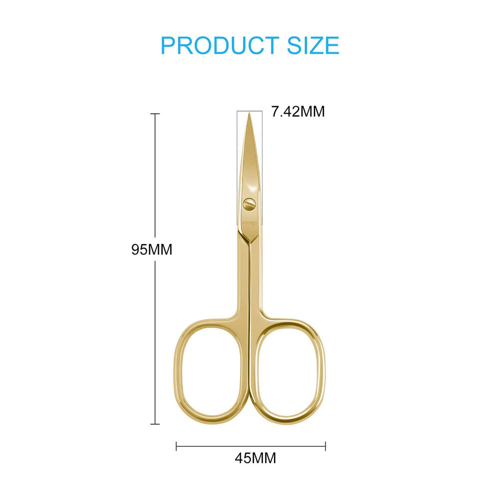 LIVINGO multi purpose nail scissors designed for manicures, pedicures, and cuticle care.