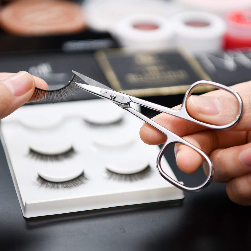 LIVINGO Premium Manicure Scissors 3.5 inch compact size for portable grooming