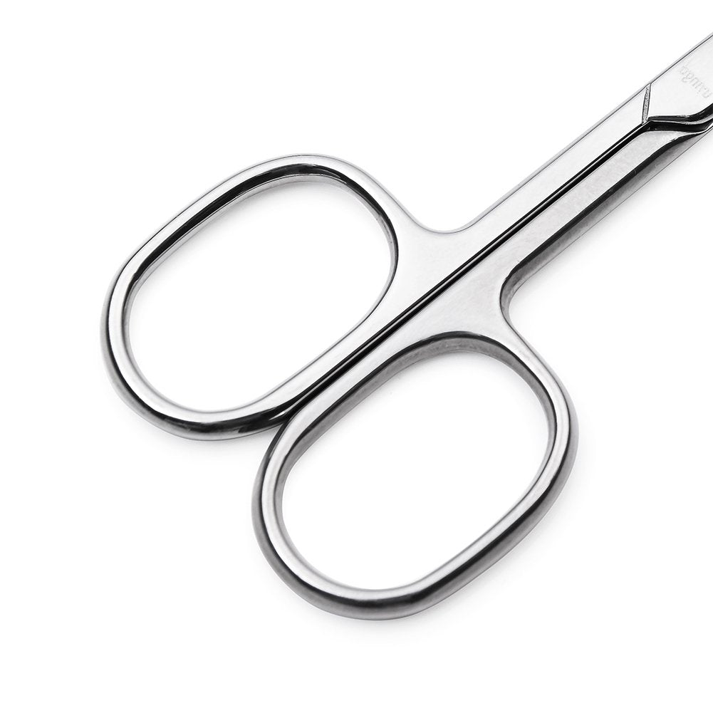 LIVINGO Premium Manicure Scissors packaging view showing compact storage